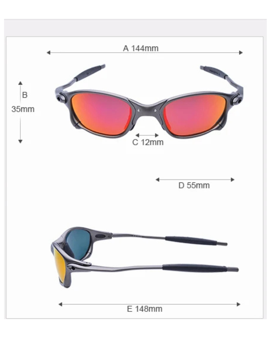 Lunettes de Randonnée Polarisées Homme Femme – Monture Métal UV400 | Sport & Outdoor