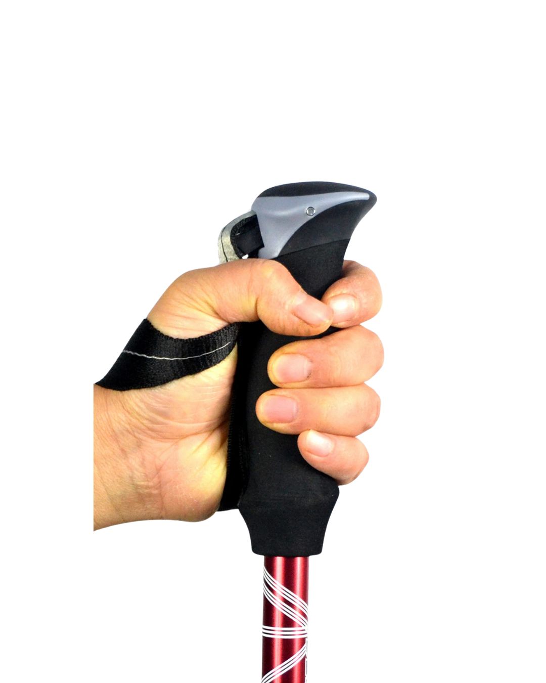 Bâton de Randonnée Pliable 5 Sections – Léger et Compact