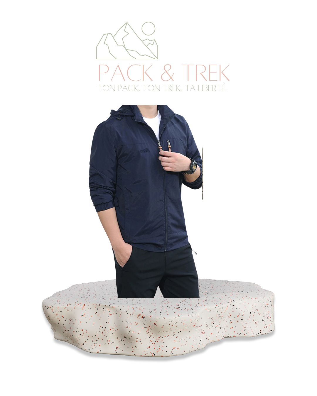 Tactical Shield – Veste Coupe-Vent Imperméable Randonnée