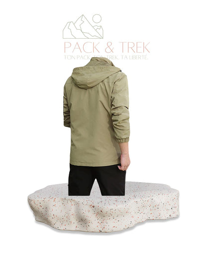 Tactical Shield – Veste Coupe-Vent Imperméable Randonnée