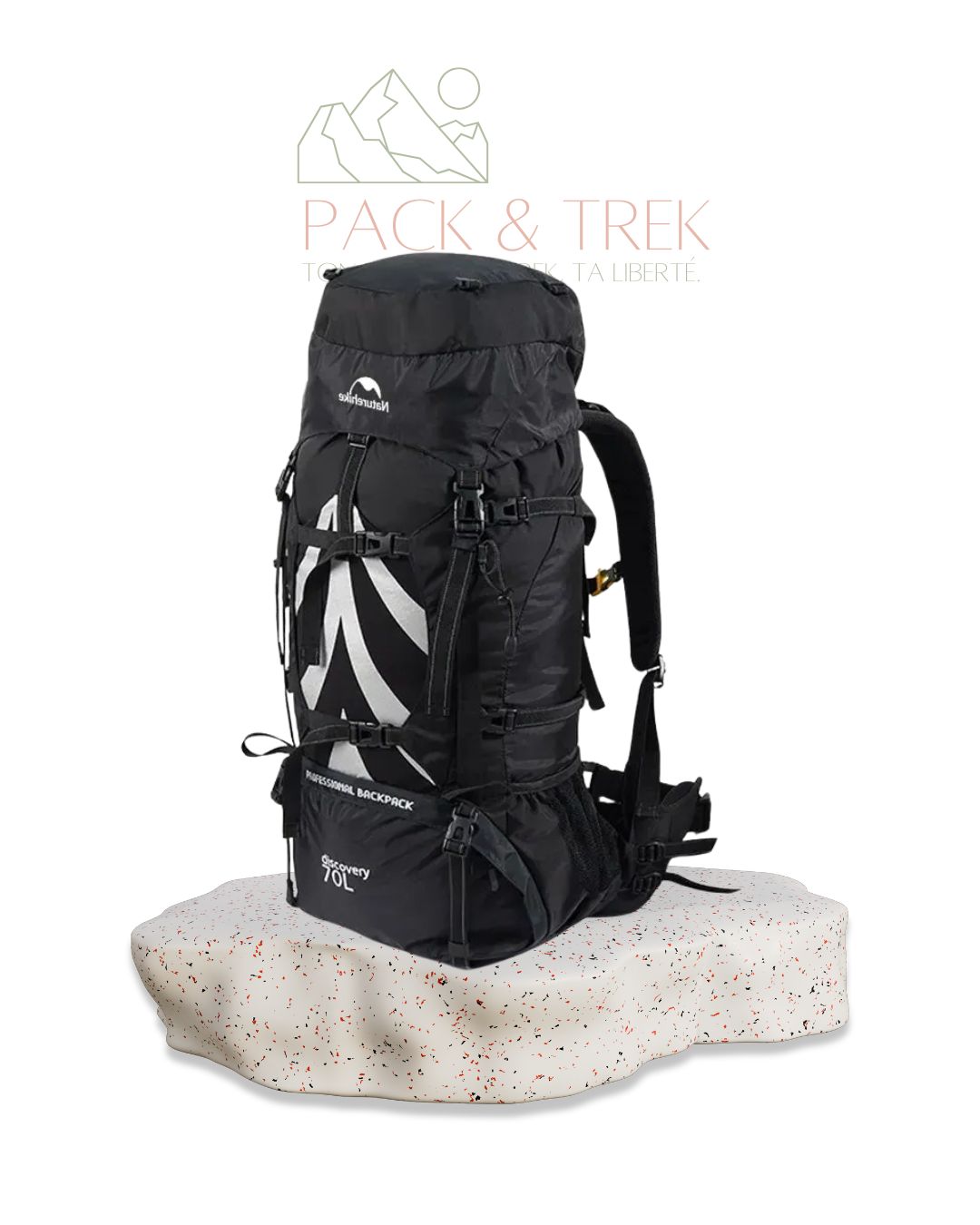 Natureifa 70L-sac à dos de randonnée conçu pour l’aventure