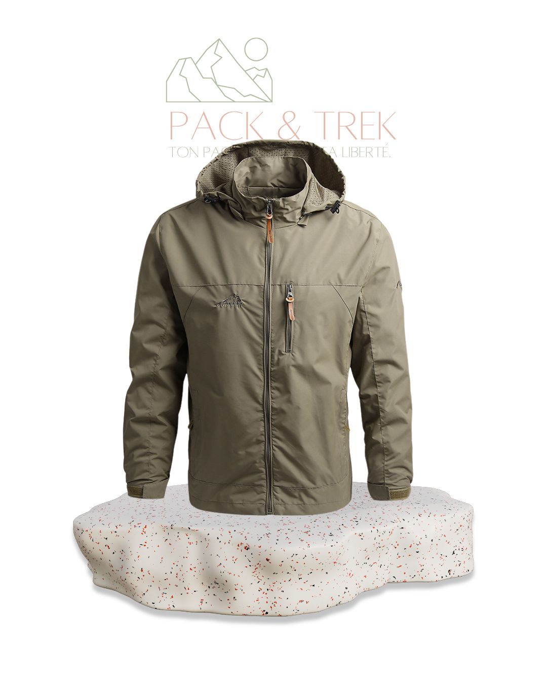 Tactical Shield – Veste Coupe-Vent Imperméable Randonnée