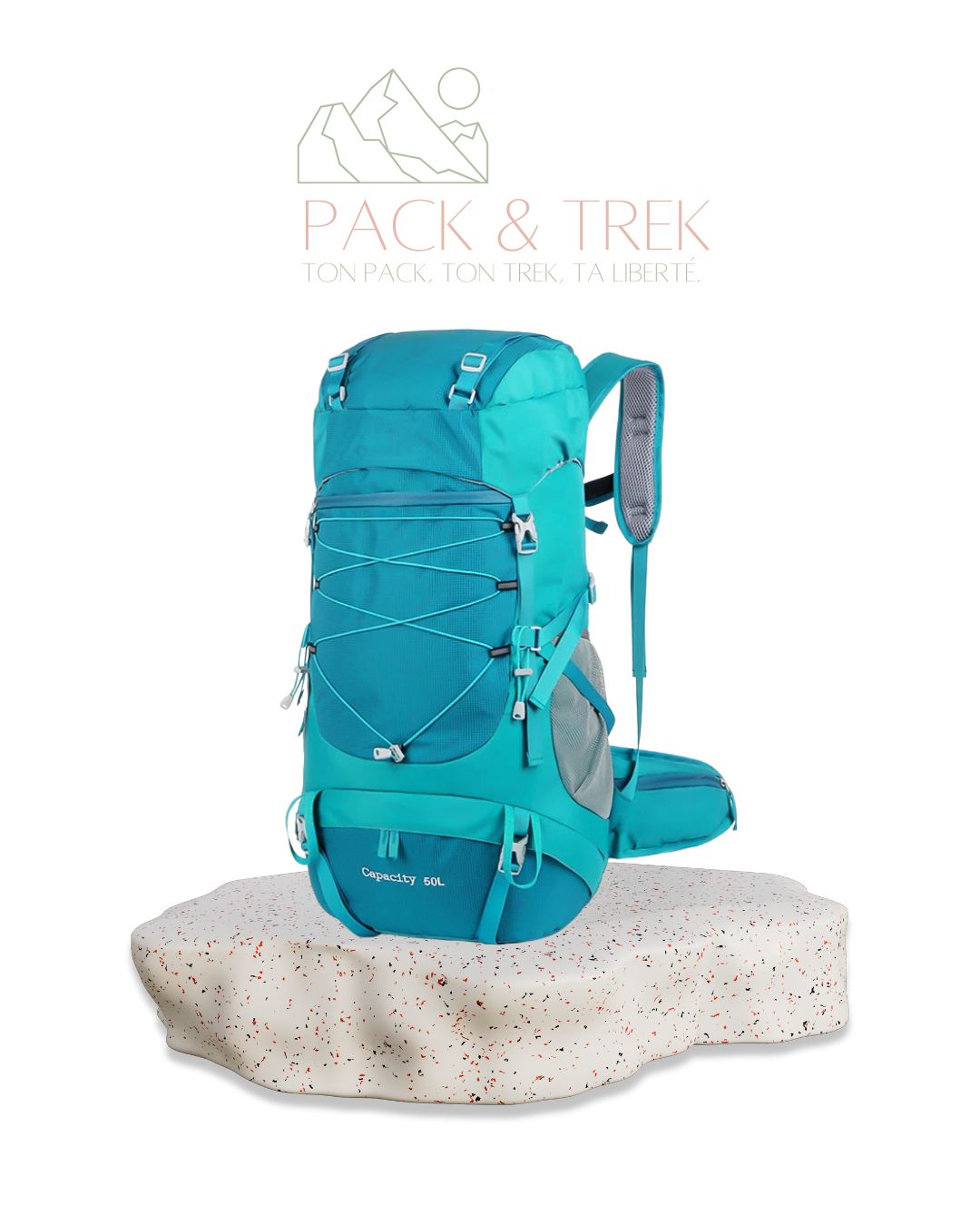 TrailVenture 50L -Le Sac à dos polyvalent pour toutes vos aventures