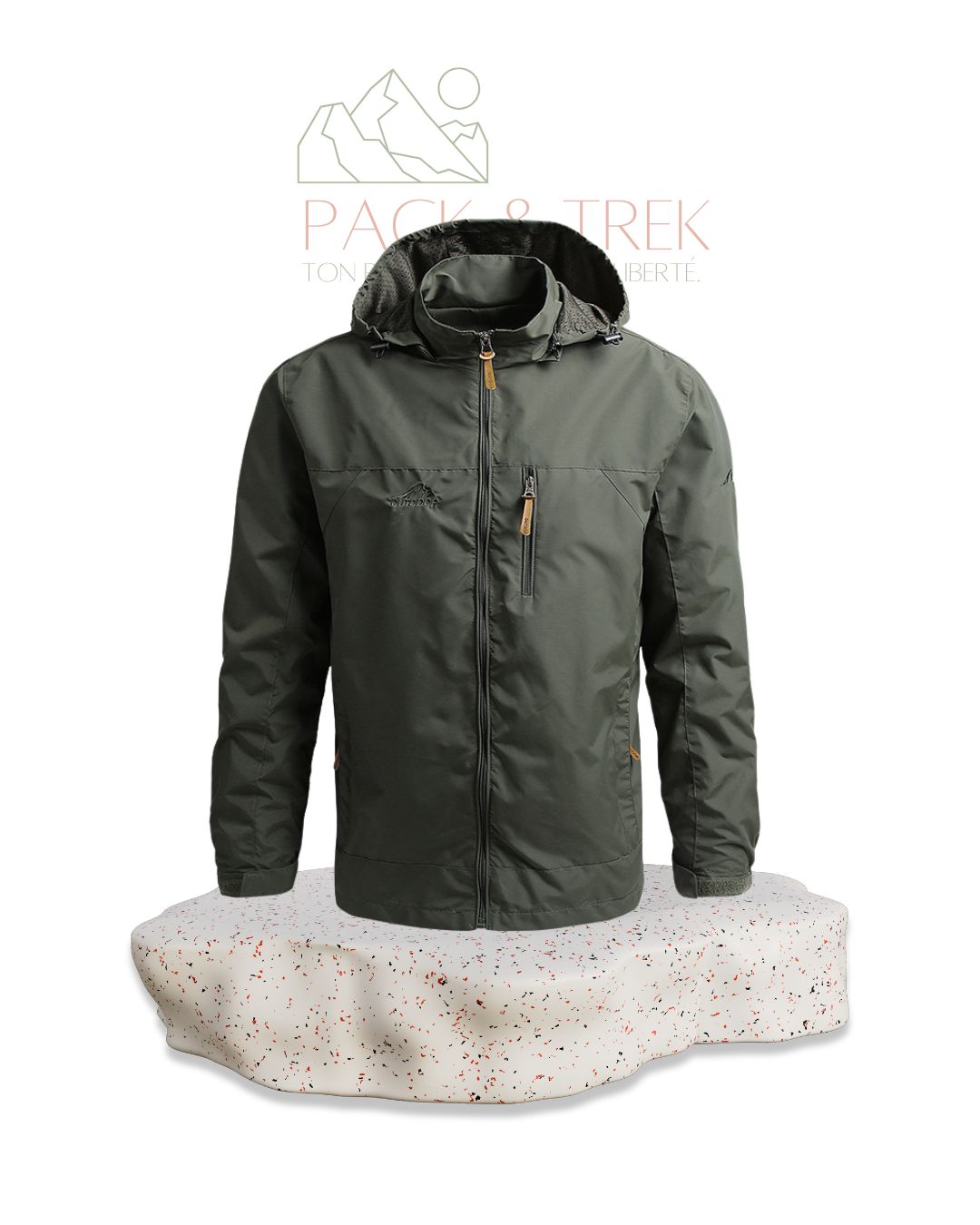Tactical Shield – Veste Coupe-Vent Imperméable Randonnée
