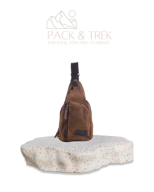 Sac Bandoulière Vintage en Toile pour Homme – Compact & Polyvalent