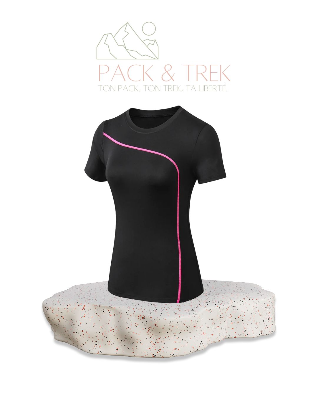 T-shirt de Randonnée Femme – Séchage Rapide, Extensible & Confort Technique