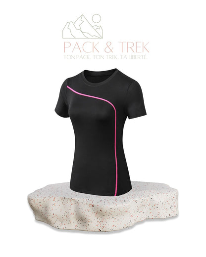 T-shirt de Randonnée Femme – Séchage Rapide, Extensible & Confort Technique