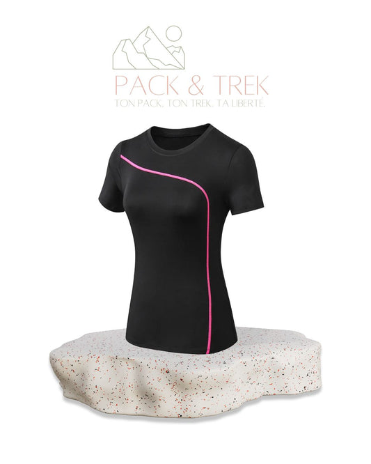 T-shirt de Randonnée Femme – Séchage Rapide, Extensible & Confort Technique