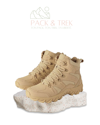 Bottes de Randonnée Tactiques Homme – Montantes, Respirantes & Antidérapantes