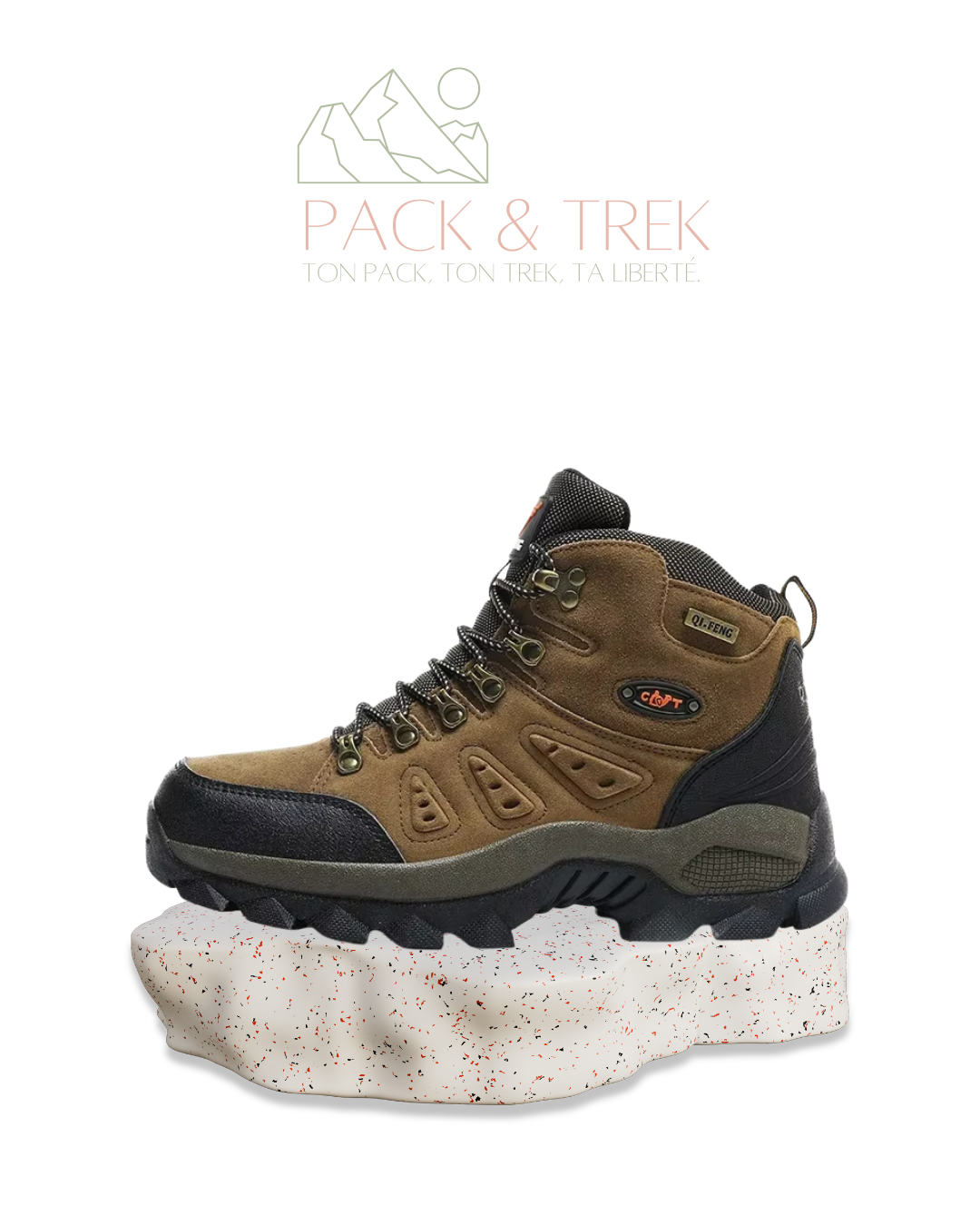 Chaussures de Randonnée Montantes Unisexe – Grande Taille Disponible | Antidérapantes & Confortables