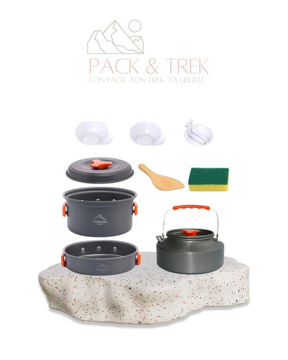 Widesea – Set de Cuisine de Camping Complet et Compact