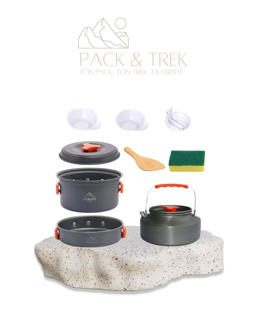 Widesea – Set de Cuisine de Camping Complet et Compact