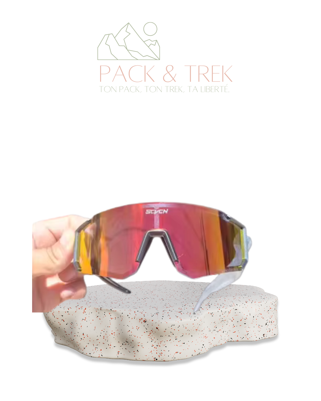 Lunettes Sport Verres Colorés UV400 — Style & Protection pour la Randonnée et Cyclisme