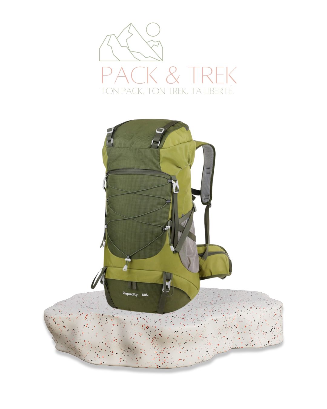TrailVenture 50L -Le Sac à dos polyvalent pour toutes vos aventures