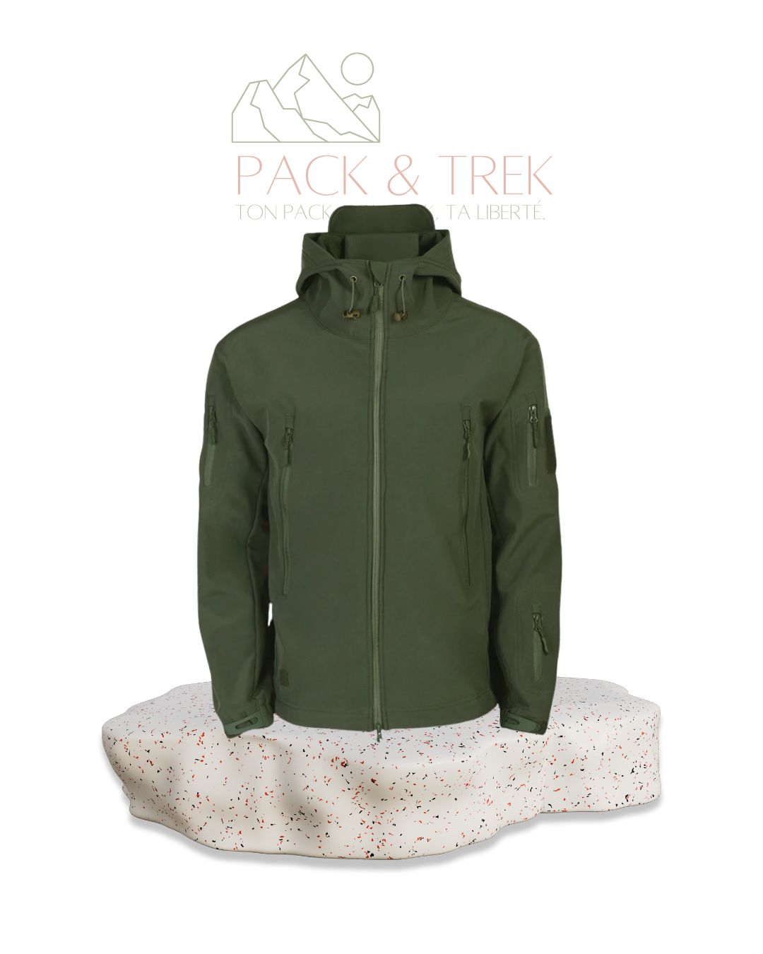 StormGuard Pro– Veste Softshell Imperméable & Coupe-Vent Randonnée