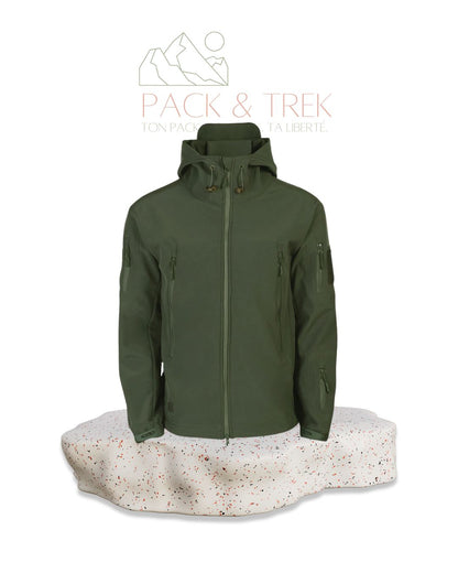 StormGuard Pro– Veste Softshell Imperméable & Coupe-Vent Randonnée