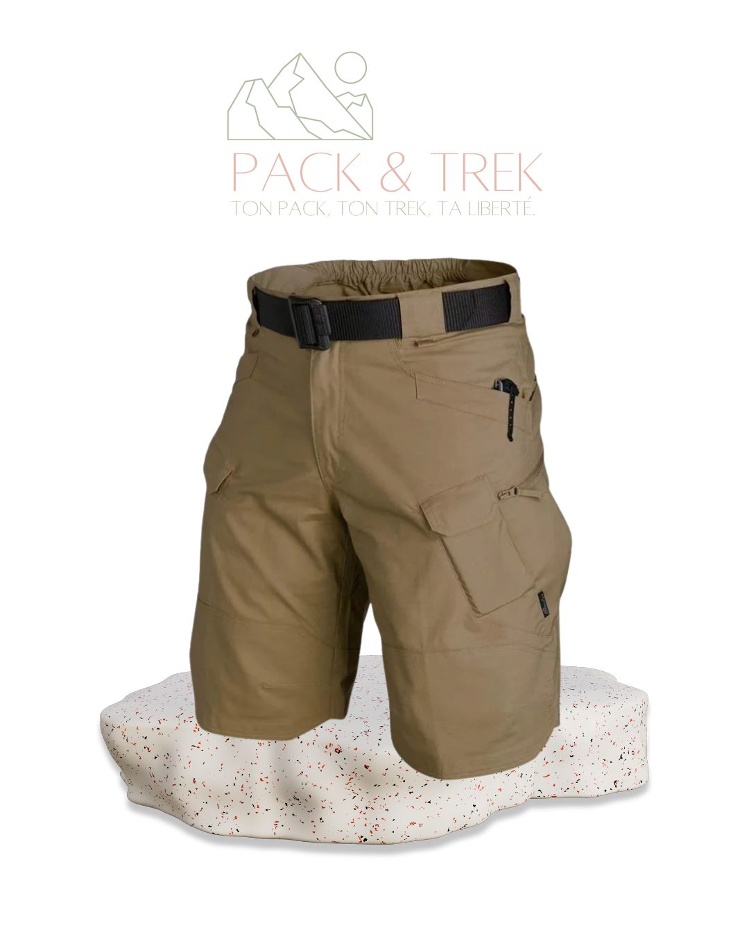 Short Cargo Tactique Homme Été – Résistant, Imperméable et Ultra-Pratique