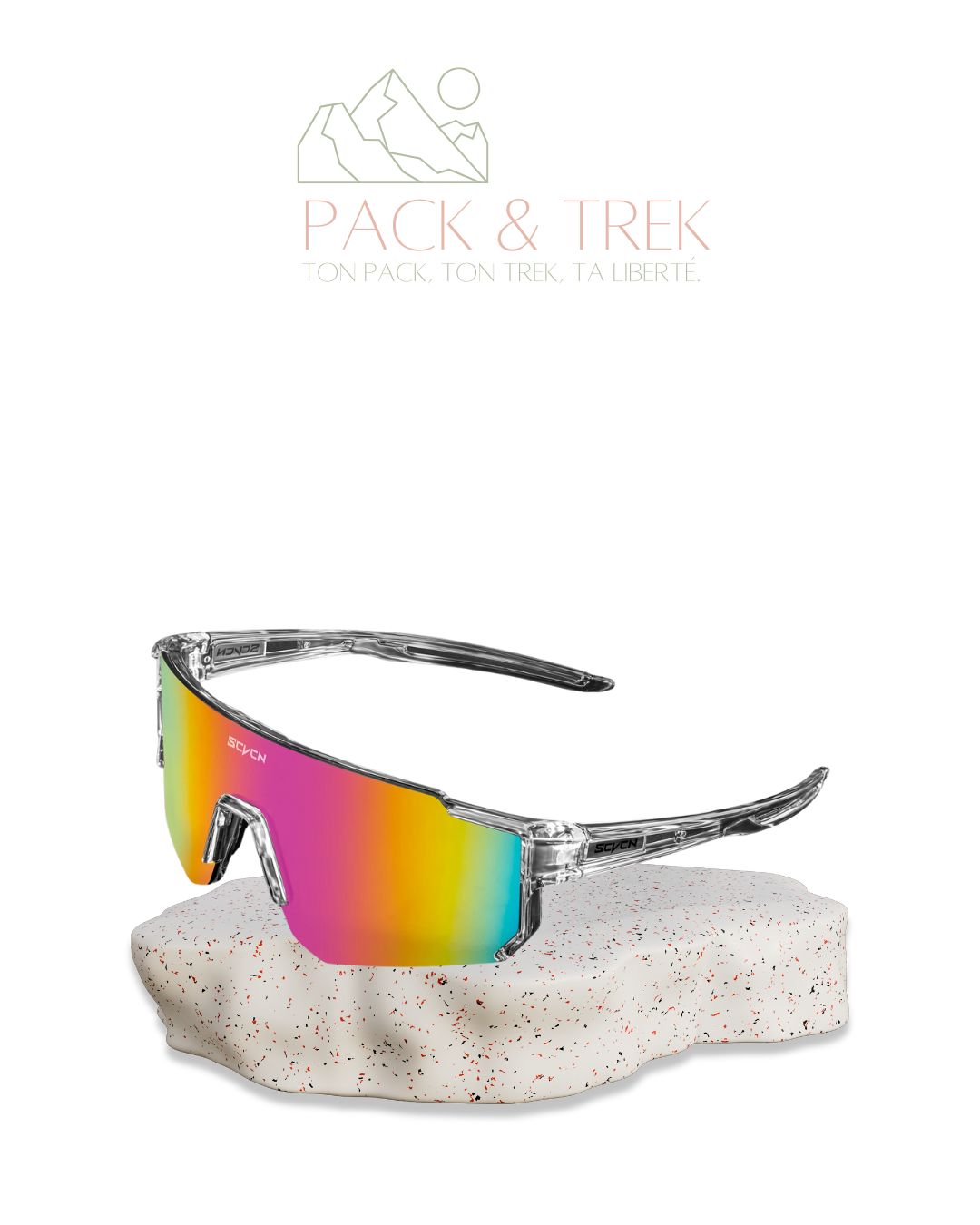 Lunettes de Randonnée à Verres Colorés – Style & Protection pour les Amoureux de la Nature
