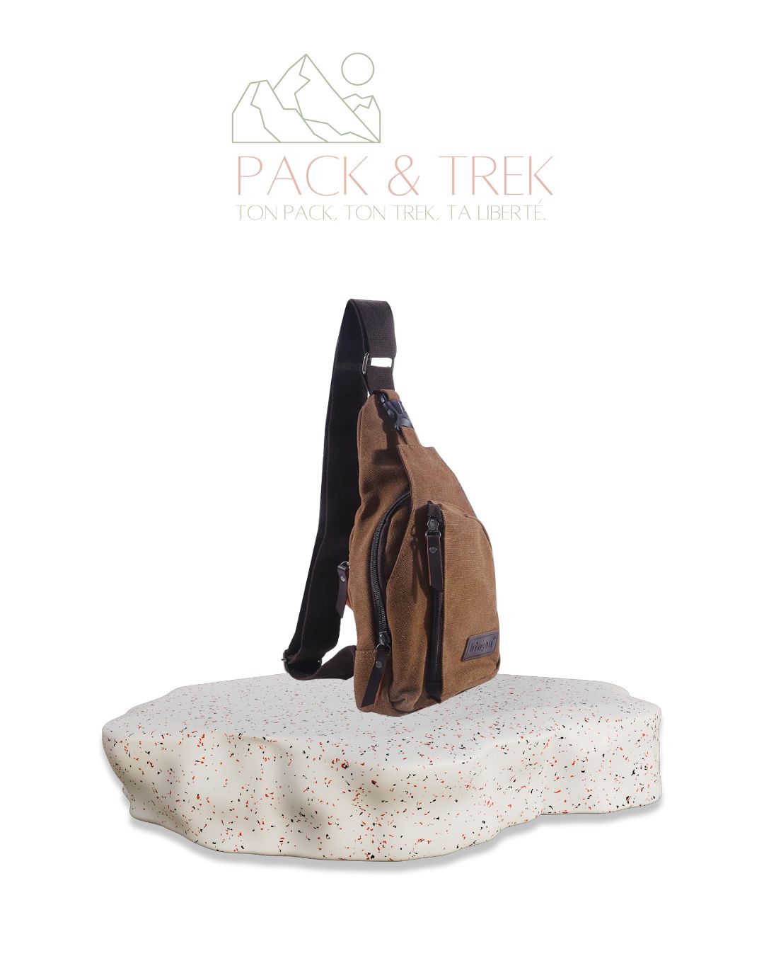 Sac Bandoulière Vintage en Toile pour Homme – Compact & Polyvalent