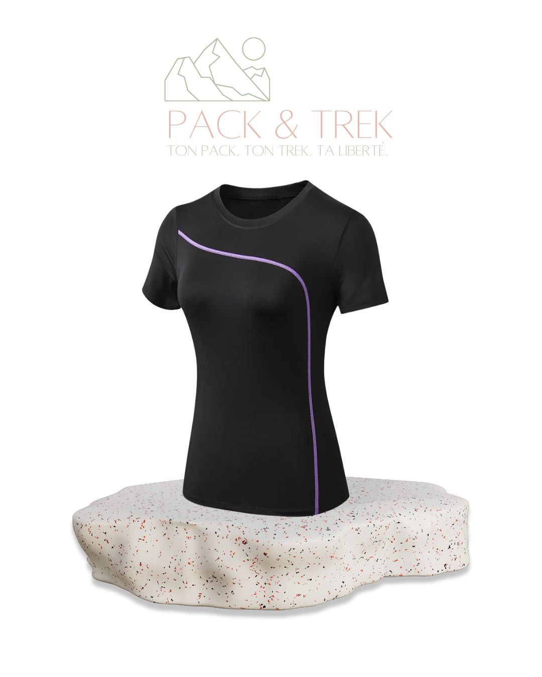 T-shirt de Randonnée Femme – Séchage Rapide, Extensible & Confort Technique