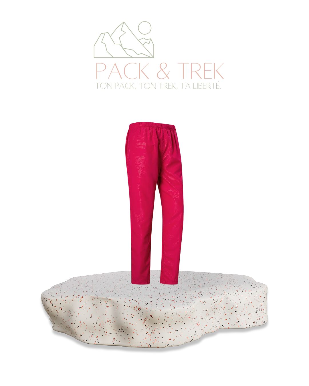 Surpantalon de randonnée imperméable  – Unisexe