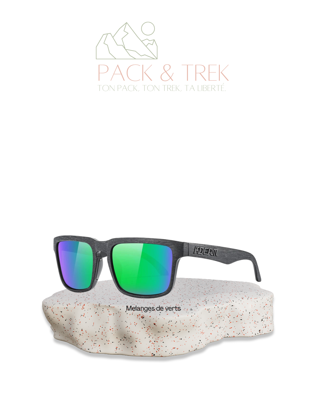 Lunettes de Soleil Polarisées Randonnée – Verres Miroir UV400 | Style Sport & Outdoor