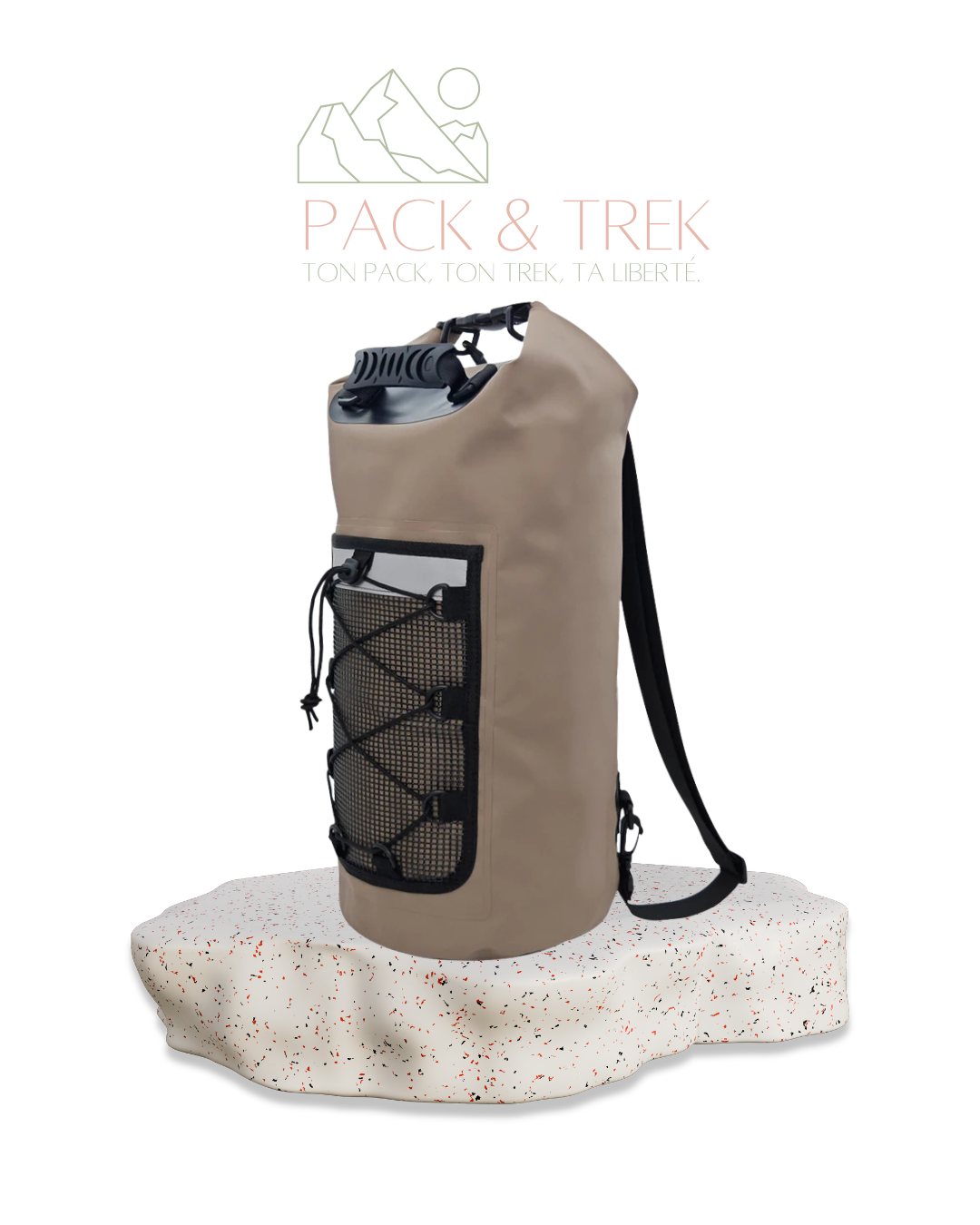 Sac Étanche 40L – Sac à Dos Imperméable Flottant | Kayak, Randonnée & Plage