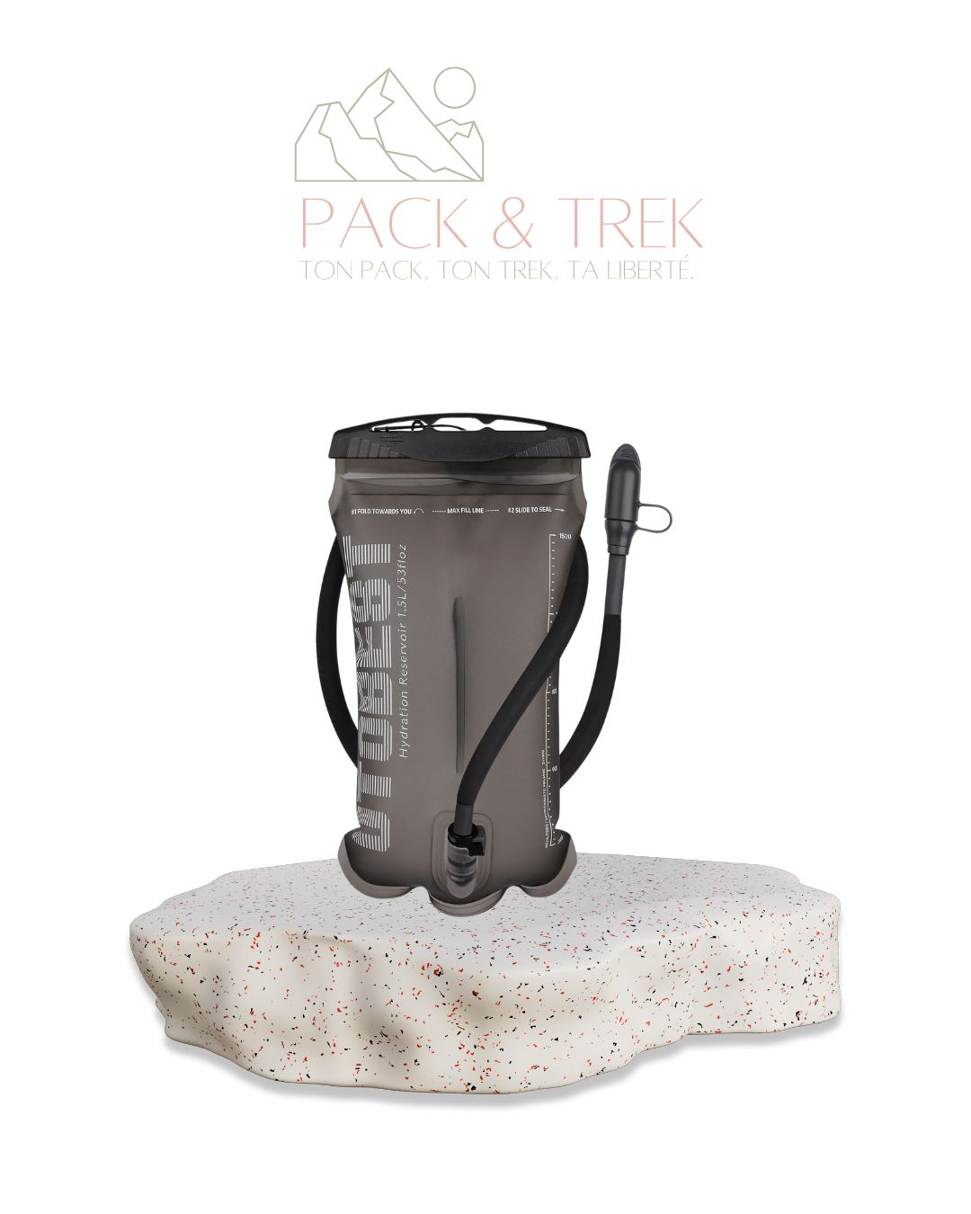 UTOBEST Poche à Eau 1.5L / 2L / 3L – Hydratation en Mouvement