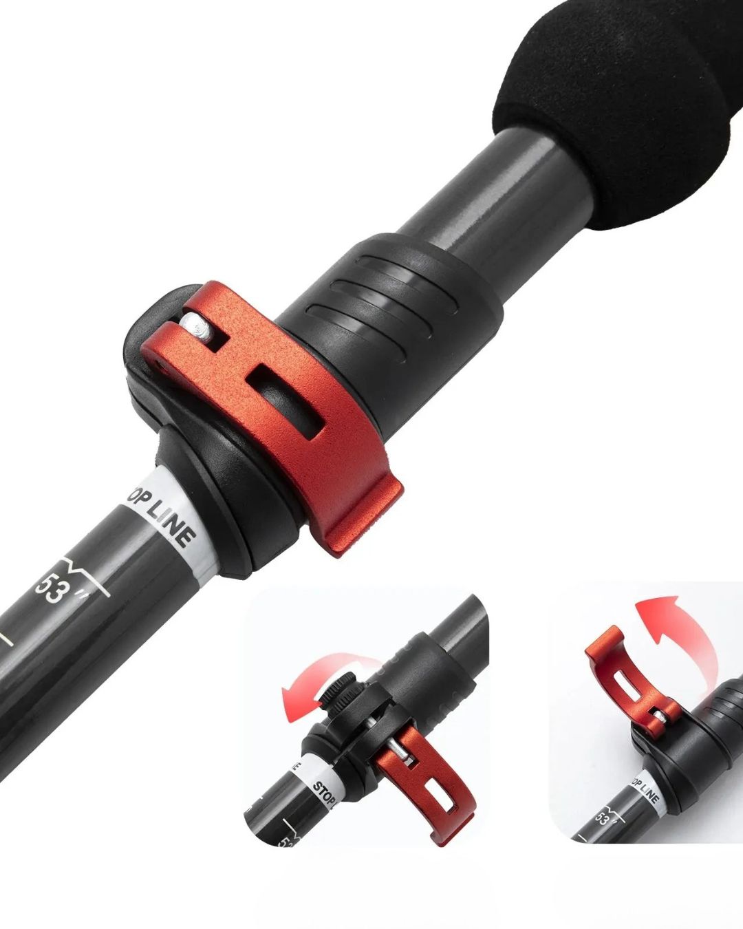 Bâtons de Randonnée Pliables BISINNA – Fibre de Carbone Ultra-Légère