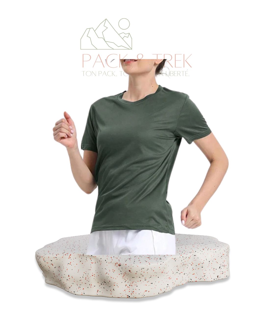 T-Shirt Sport Femme Ultraléger - Séchage Rapide & Respirant