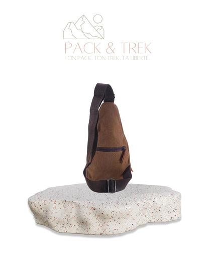 Sac Bandoulière Vintage en Toile pour Homme – Compact & Polyvalent