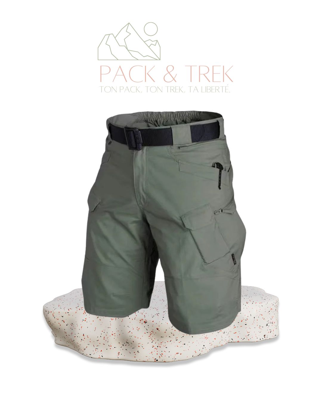 Short Cargo Tactique Homme Été – Résistant, Imperméable et Ultra-Pratique