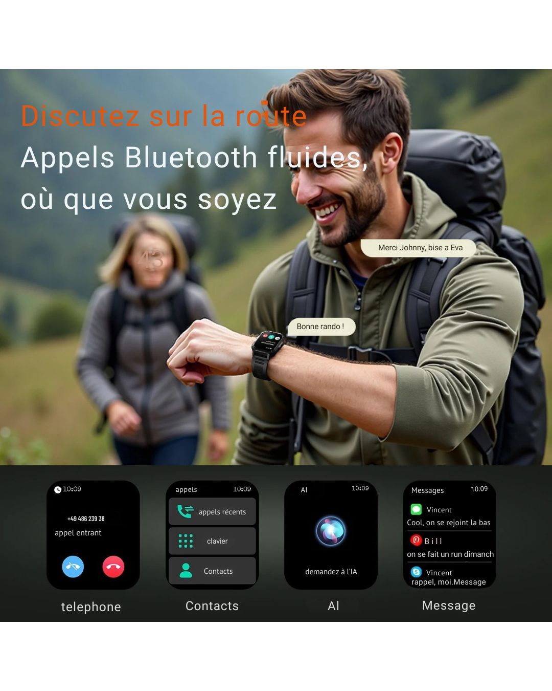 Blackview W70 Pro – Montre Connectée Outdoor Ultra-Résistante