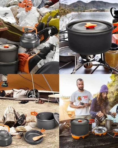 Camping Cookware Set – 2 personnes