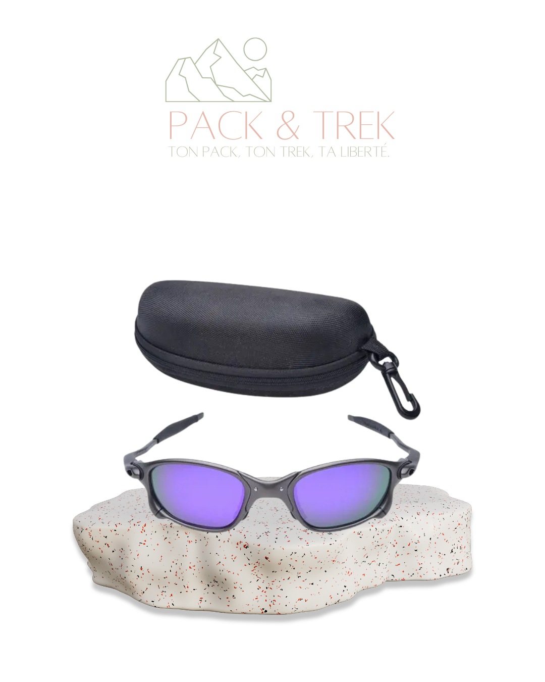 Lunettes de Randonnée Polarisées Homme Femme – Monture Métal UV400 | Sport & Outdoor