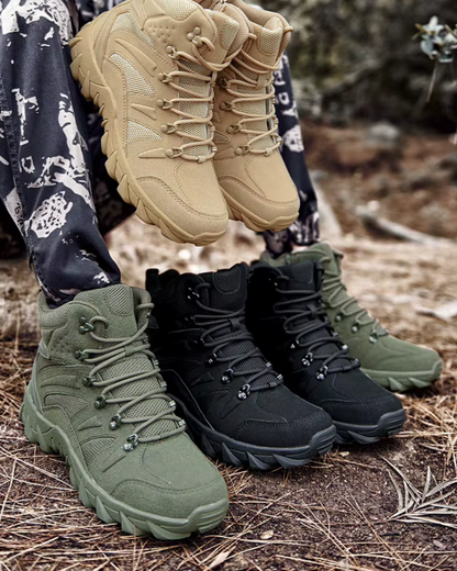 Bottes de Randonnée Tactiques Homme – Montantes, Respirantes & Antidérapantes