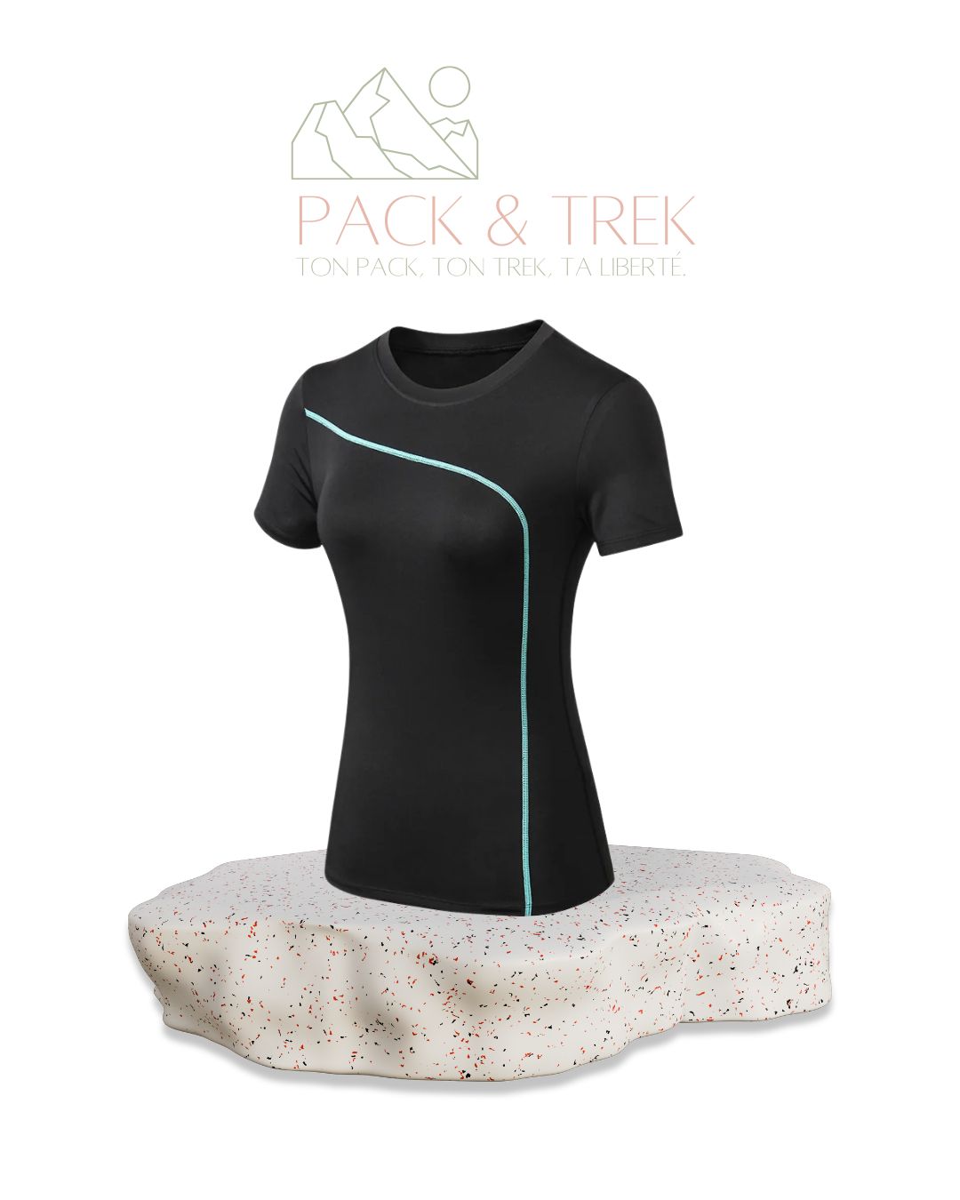 T-shirt de Randonnée Femme – Séchage Rapide, Extensible & Confort Technique