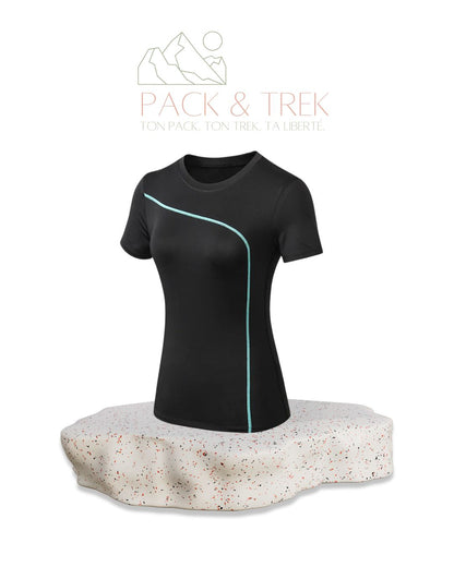 T-shirt de Randonnée Femme – Séchage Rapide, Extensible & Confort Technique
