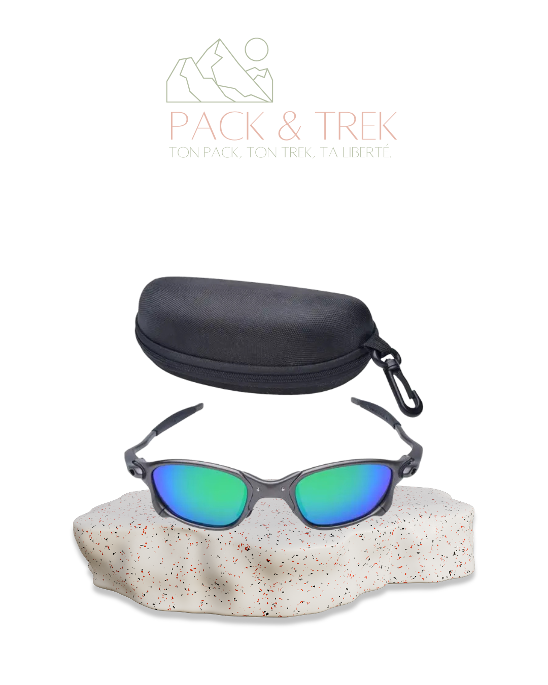 Lunettes de Randonnée Polarisées Homme Femme – Monture Métal UV400 | Sport & Outdoor