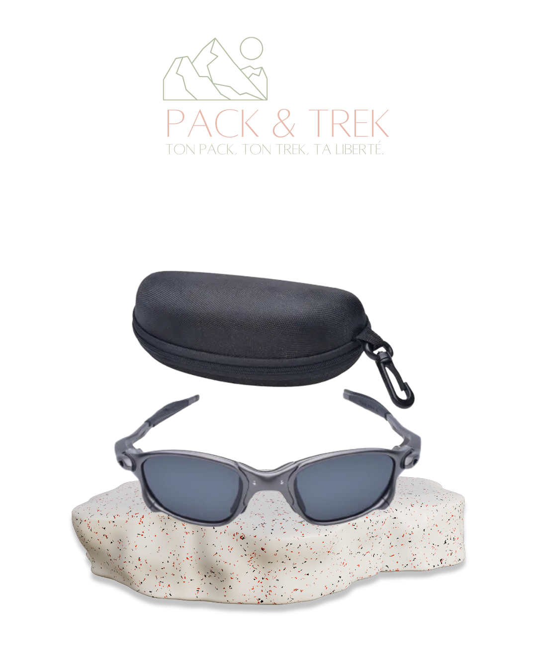 Lunettes de Randonnée Polarisées Homme Femme – Monture Métal UV400 | Sport & Outdoor