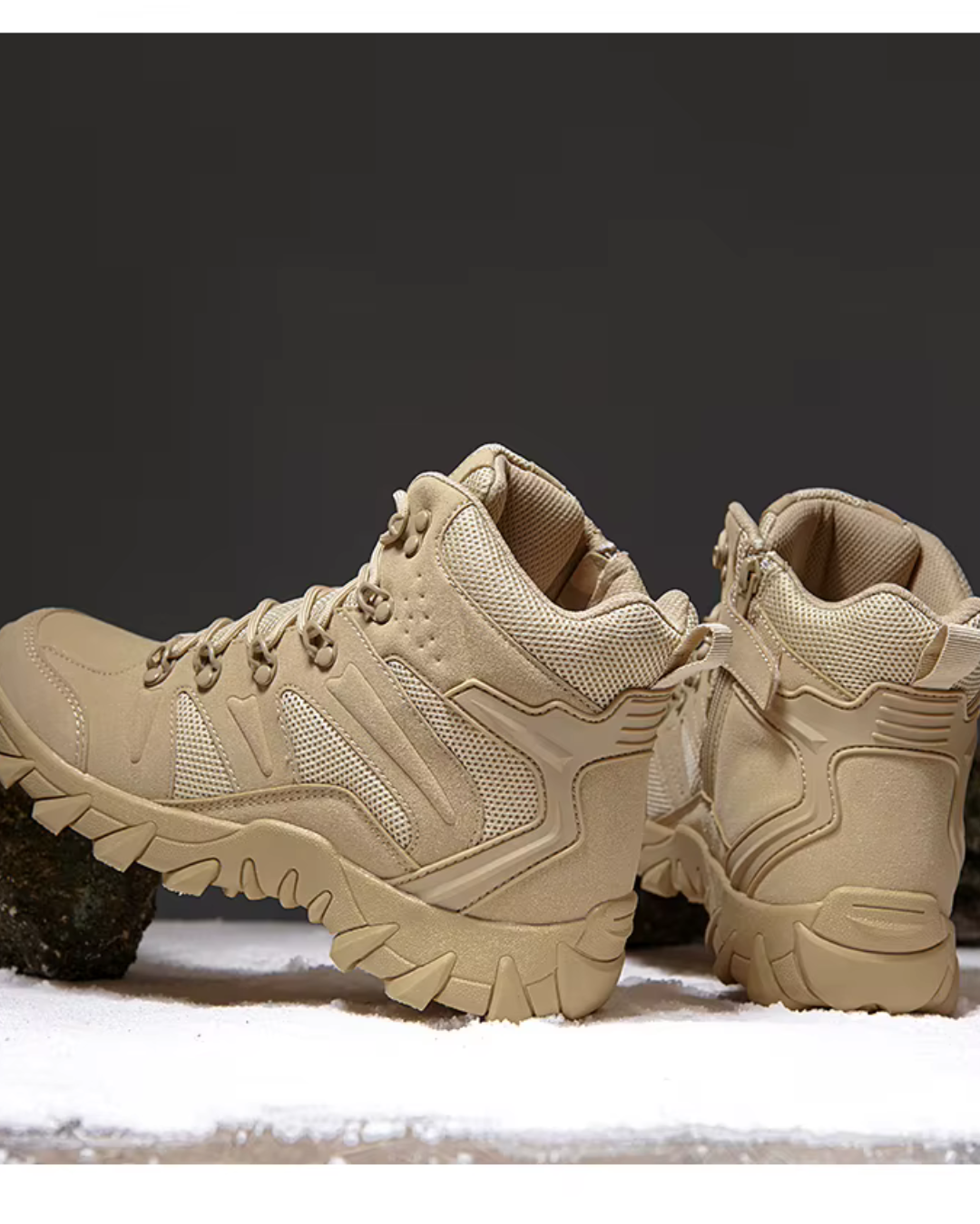 Bottes de Randonnée Tactiques Homme – Montantes, Respirantes & Antidérapantes