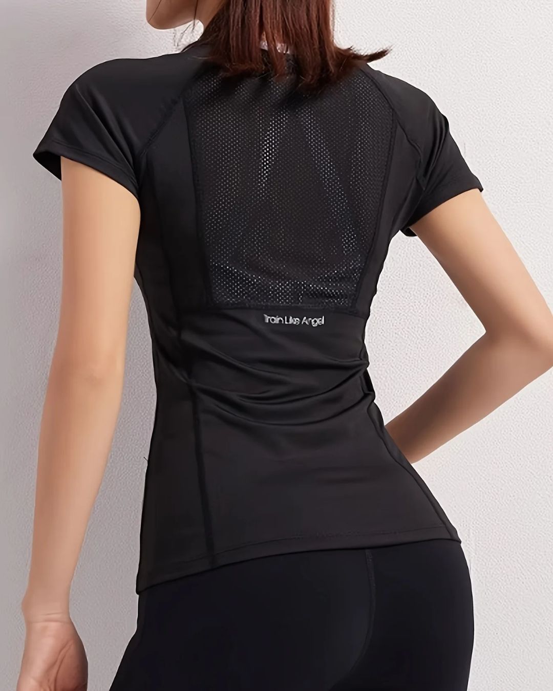 T-Shirt de Sport Femme Été idéal randonnée – Dos Dégagé, Respirant & Séchage Rapide
