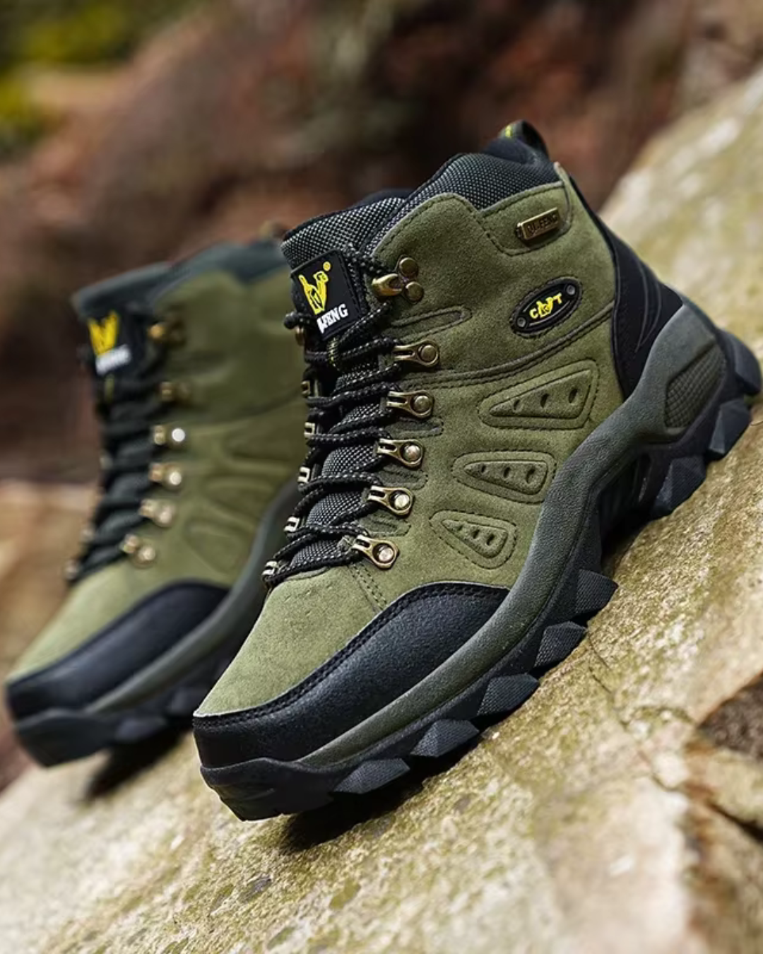 Chaussures de Randonnée Montantes Unisexe – Grande Taille Disponible | Antidérapantes & Confortables
