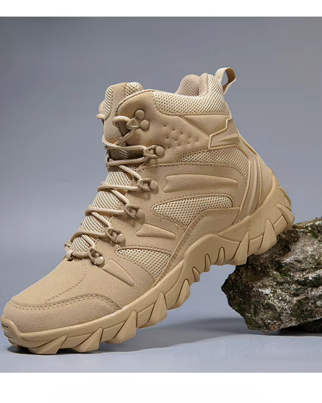Bottes de Randonnée Tactiques Homme – Montantes, Respirantes & Antidérapantes