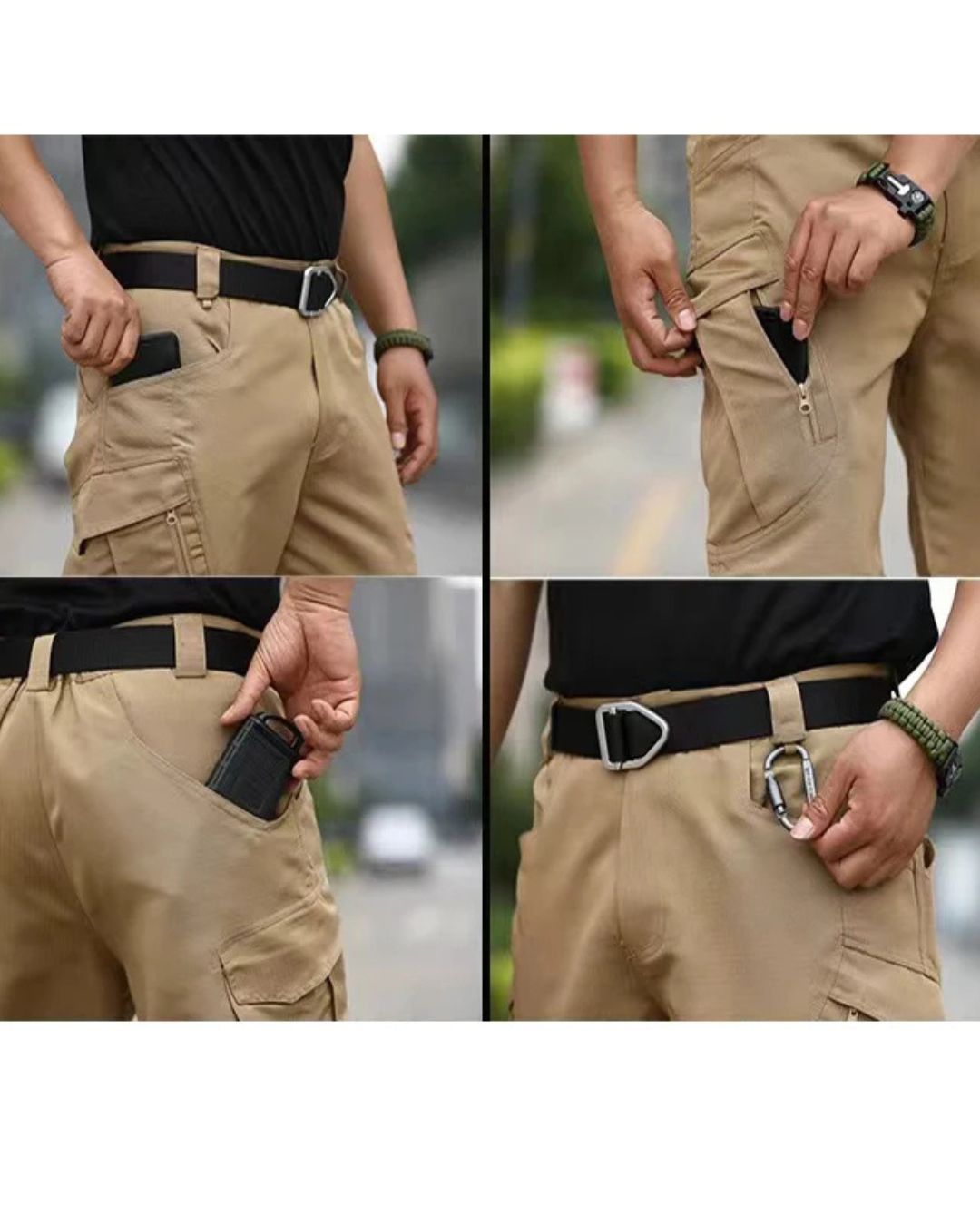 Short Cargo Tactique Homme Été – Résistant, Imperméable et Ultra-Pratique