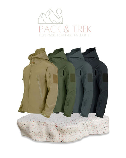 StormGuard Pro– Veste Softshell Imperméable & Coupe-Vent Randonnée