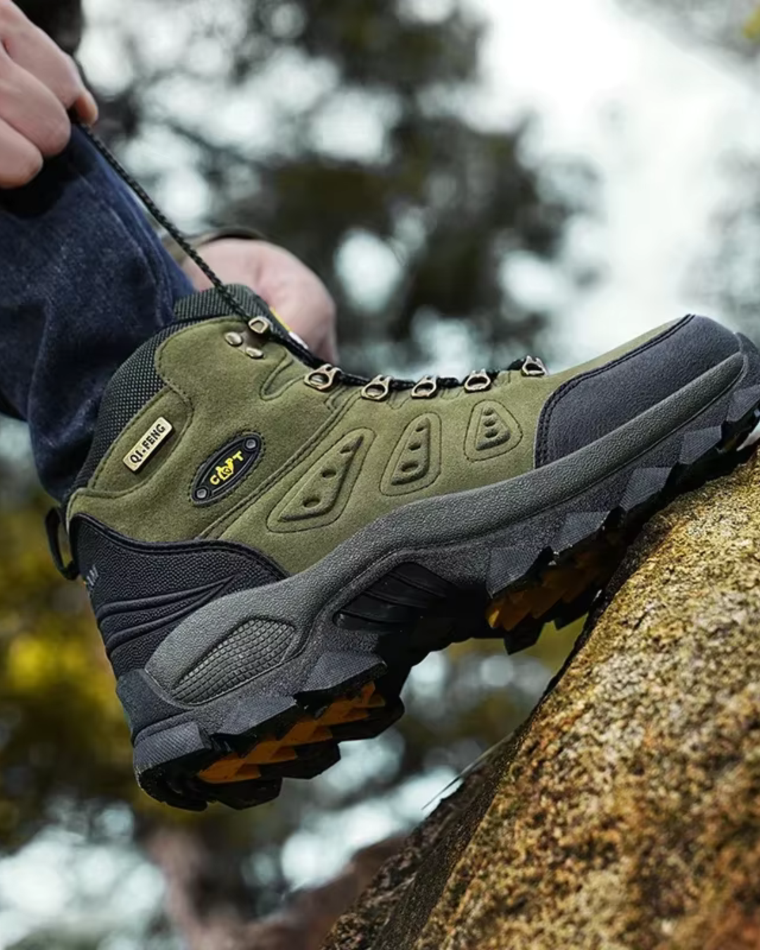 Chaussures de Randonnée Montantes Unisexe – Grande Taille Disponible | Antidérapantes & Confortables