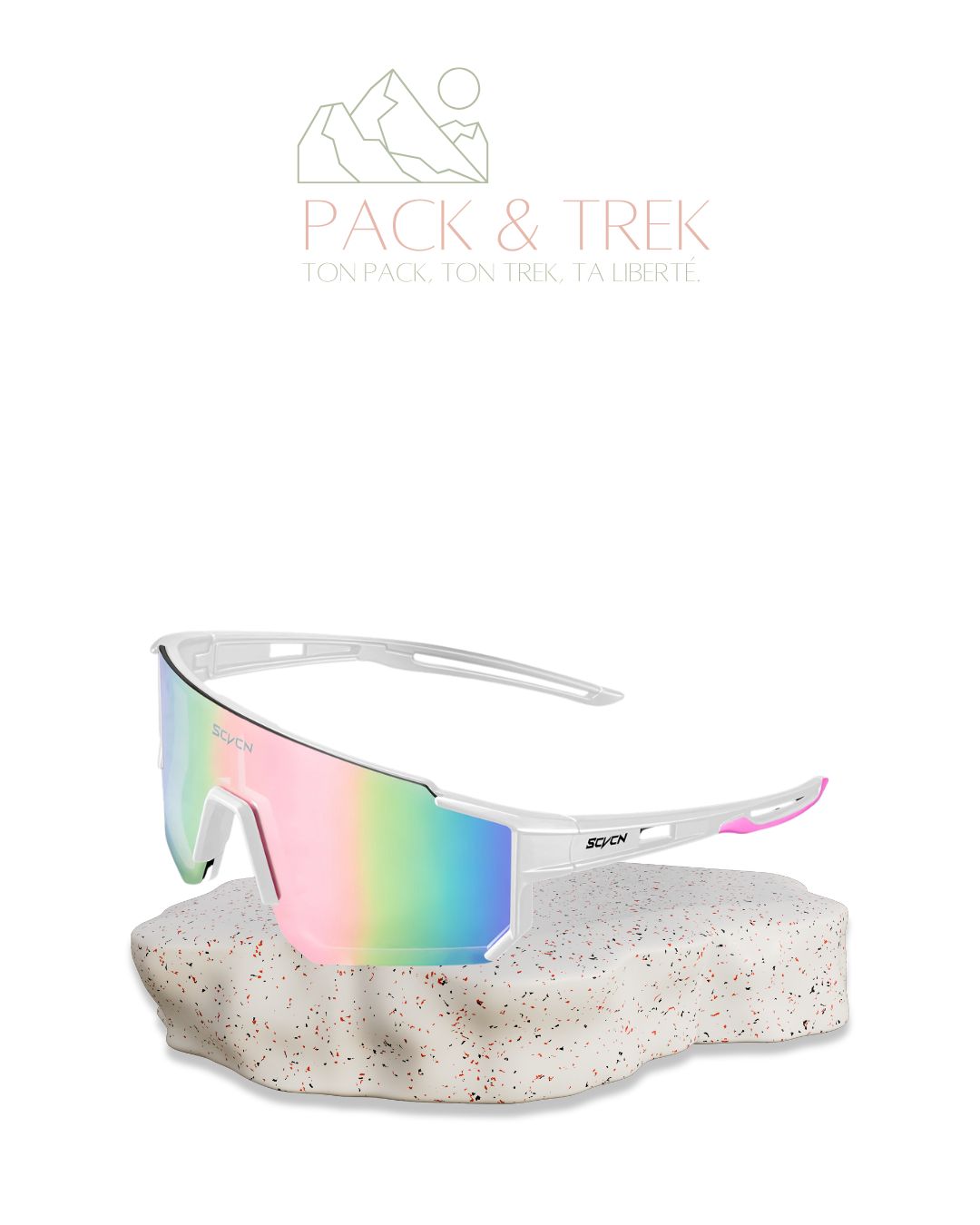 Lunettes de Randonnée à Verres Colorés – Style & Protection pour les Amoureux de la Nature