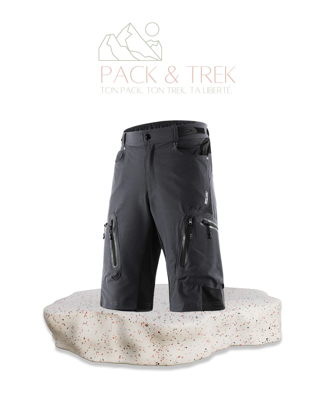 Short de Randonnée Homme ARSUXEO – Liberté, Confort et Résistance pour l’Aventure