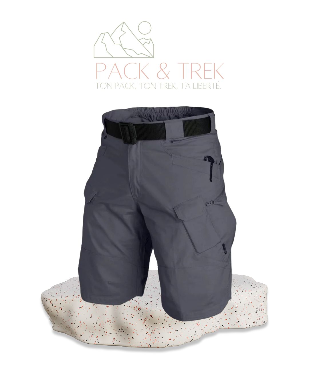 Short Cargo Tactique Homme Été – Résistant, Imperméable et Ultra-Pratique